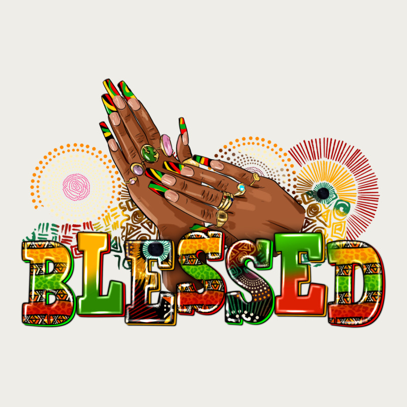 Blessed Afro Woman Hands Zipper Hoodie by AdoDesignShop | Teevron