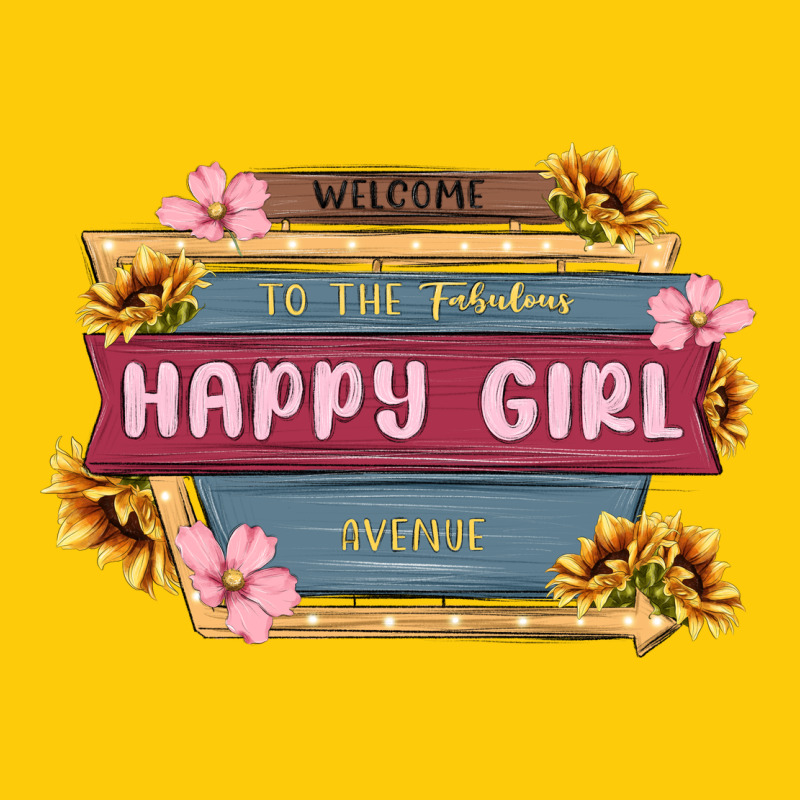 Welcome To The Fabulous Happy Girl Avenue Premium Hoodie by MaliasSmallBusiness | Teevron