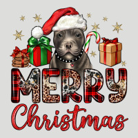 Merry Christmas Pitbull Zipper Hoodie | Teevron