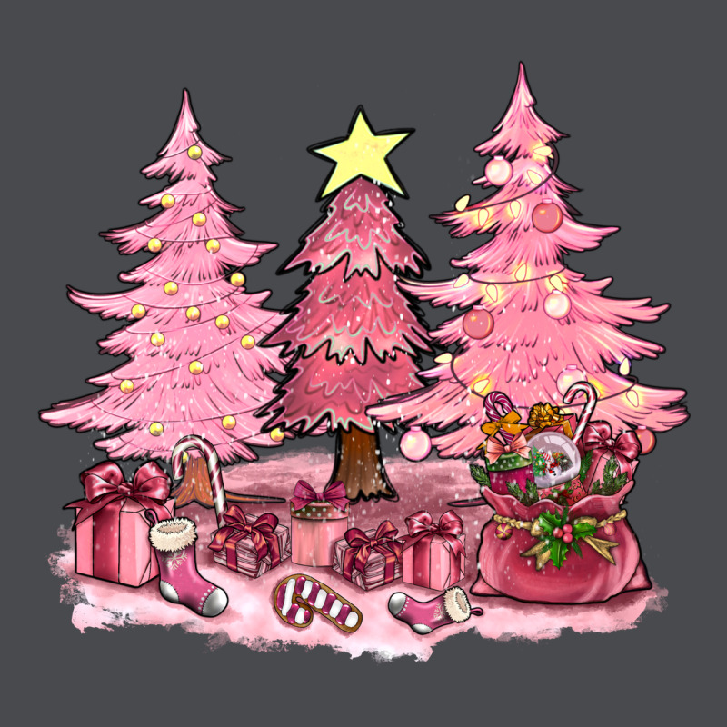 Pink Christmas Trees With Gift Box Bbs Zipper Hoodie by BundleAndBundleShop | Teevron