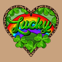 Lucky Heart With Leopard Vintage Tee | Teevron