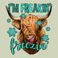 I'm Freakin Freezin Long Haired Cow Heavyweight Hoodie | Teevron