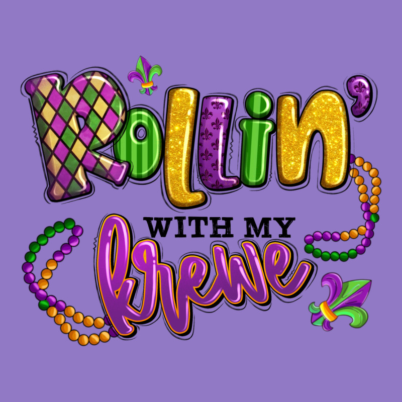 Rollin' With My Krewe Mardi Gras Urban Hoodie by LillyAllenDesigns | Teevron