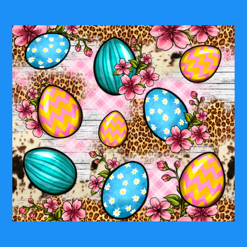 Easter Eggs Cowhide Leopard Tumbler Easter Day Classic Tee by Neo Western | Teevron