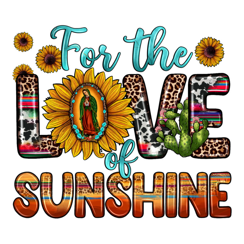 For The Love Of Sunshine Sunflower Our Lady Of Guadalupe Zipper Hoodie by JahusDesignShop | Teevron