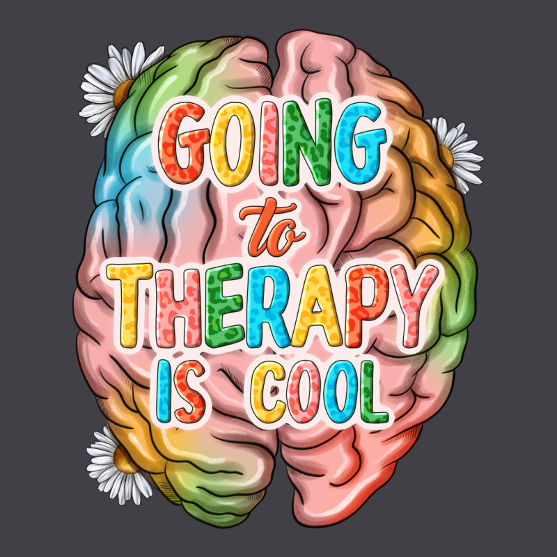 Going To Therapy Is Cool Heavyweight Hoodie by NancyCooperArtShop | Teevron