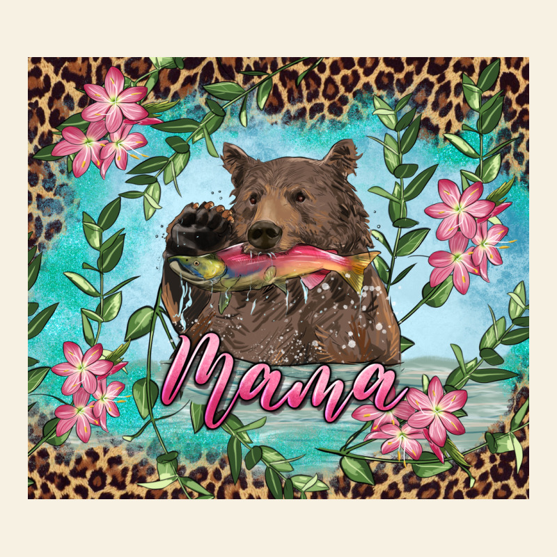 Mama Bear Haunting Fish Floral Vintage Tee by RanaPortraitStore | Teevron