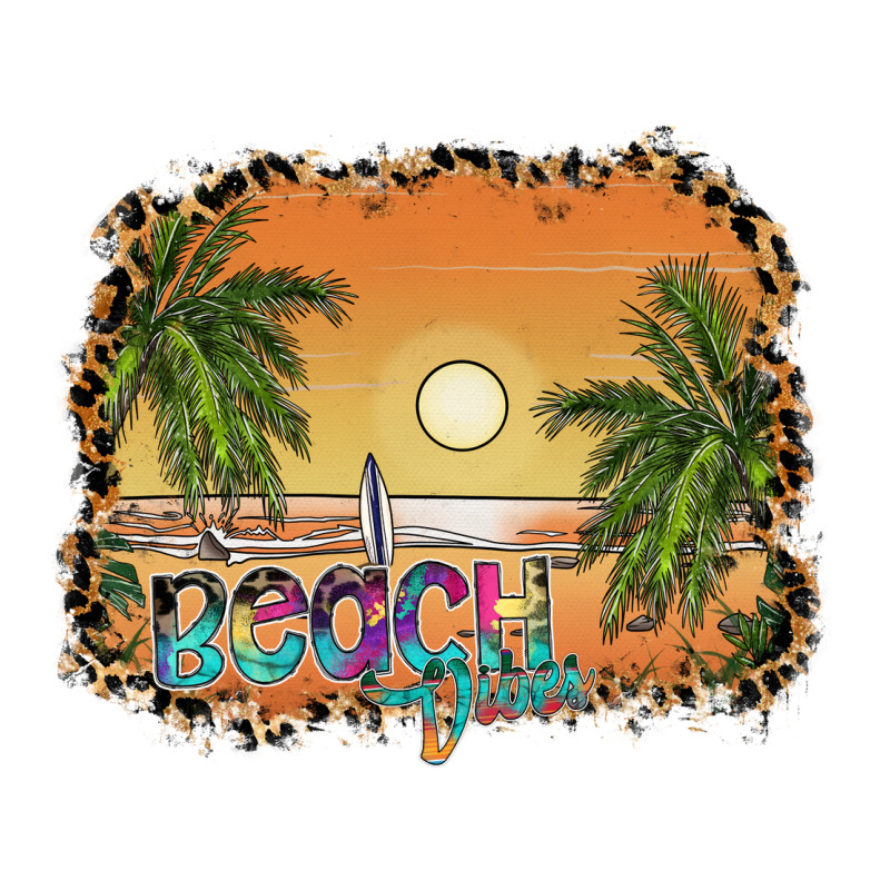 Beach Vibes Long Sleeve Tee by SublimationCraftShop | Teevron