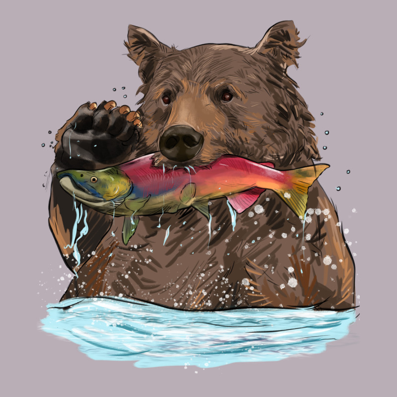 Mama Bear Haunting Fish Vintage Tee by RanaPortraitStore | Teevron