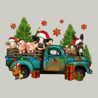 Christmas Farm Animals Truck Heavyweight Hoodie | Teevron