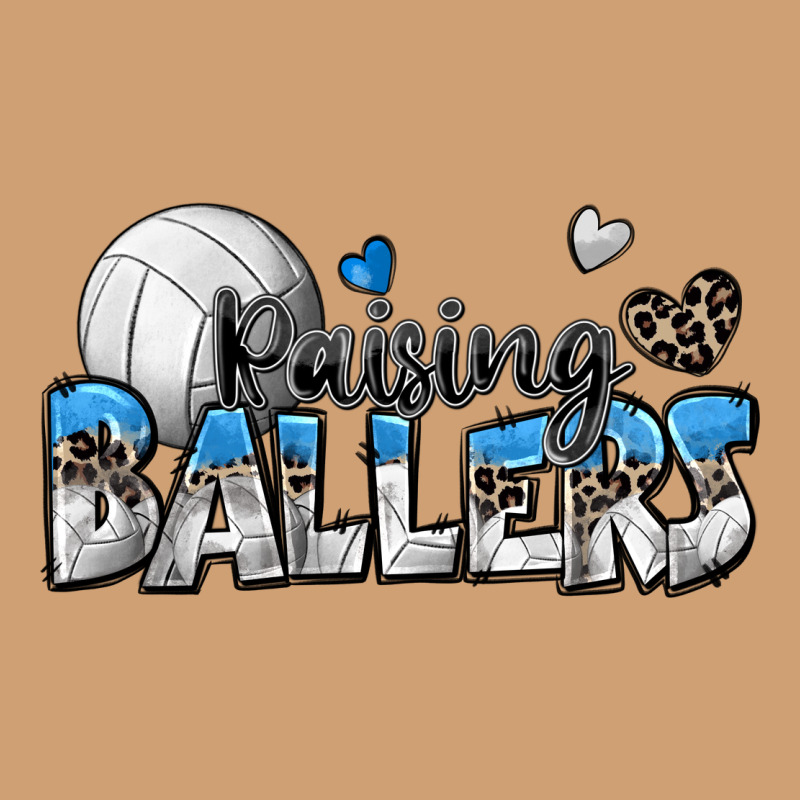 Raising Ballers Volleyball Vintage Tee by Zillion Design Studio | Teevron