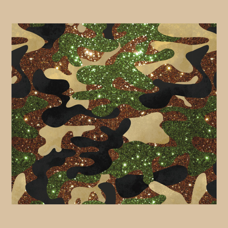 Camouflage Glitter Heavyweight Hoodie by BarkalooDesign | Teevron