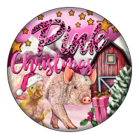 pink christmas pig | Teevron