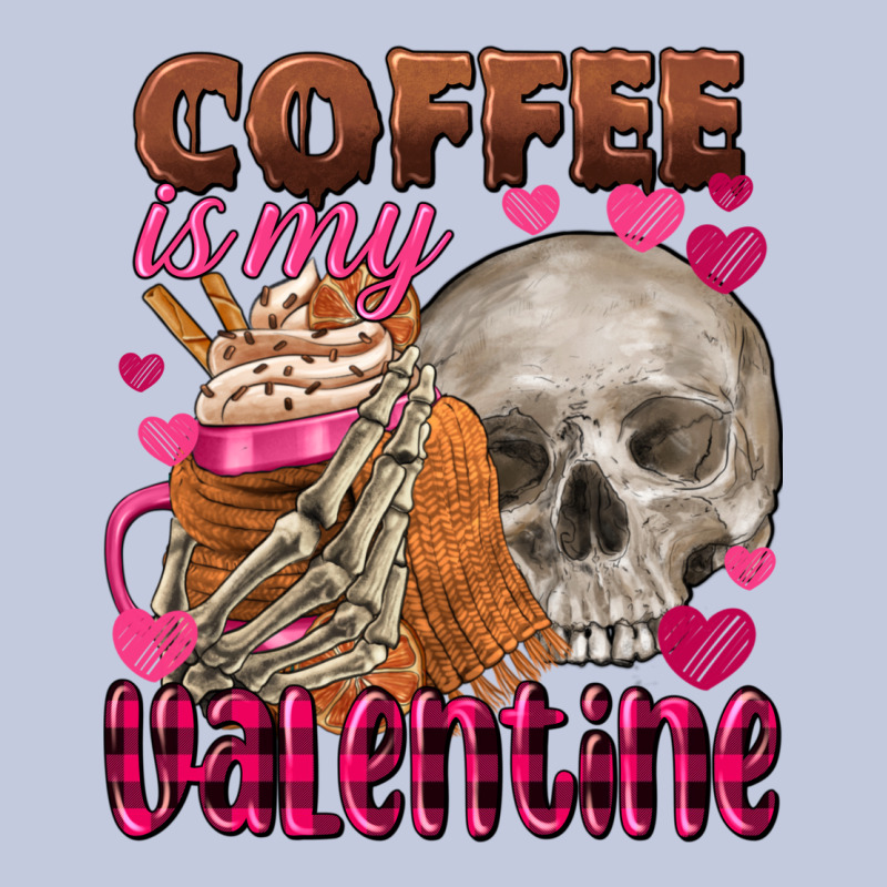 Coffee Is My Valentine Skull Long Sleeve Tee by FaDigitalArtStudio | Teevron