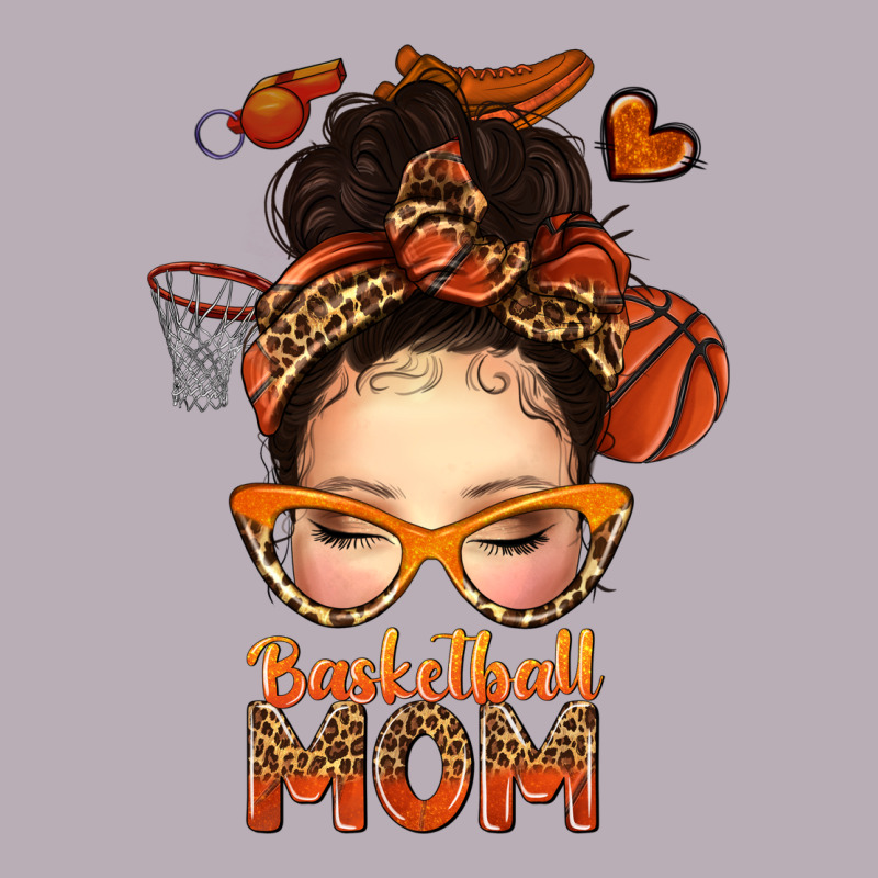 Basketball Messy Bun Mom Vintage Tee by texasbilliewilder | Teevron
