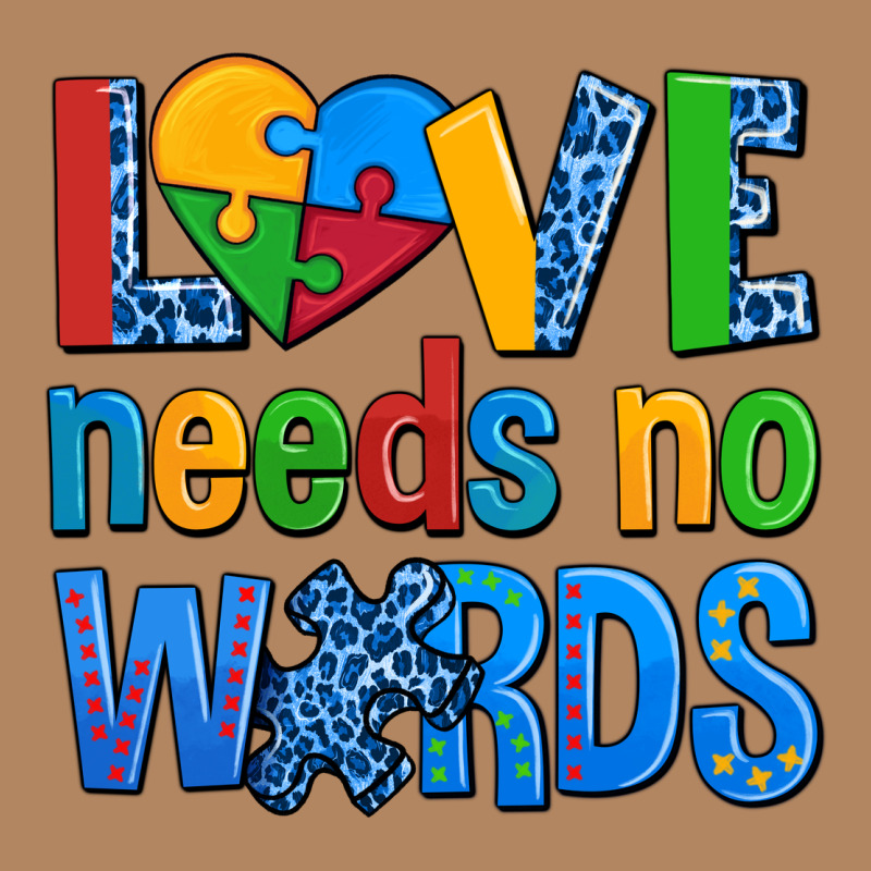 Love Needs No Words Autism Long Sleeve Tee by AdoDesignShop | Teevron