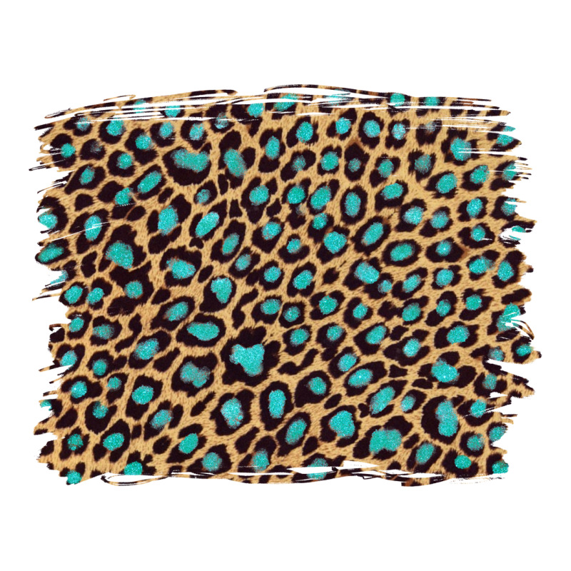 Leopard With Turquoise Glitter Heavyweight Hoodie by Artiststas | Teevron