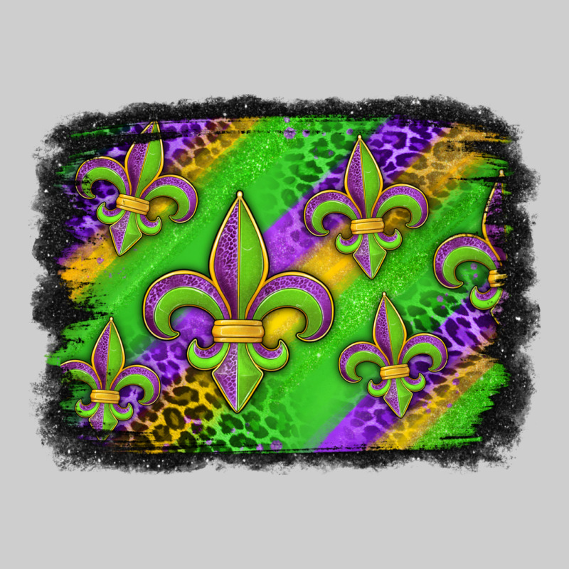 Mardi Gras Fleur De Lis Background Premium Sweatshirt by Jasminsmagicworld | Teevron