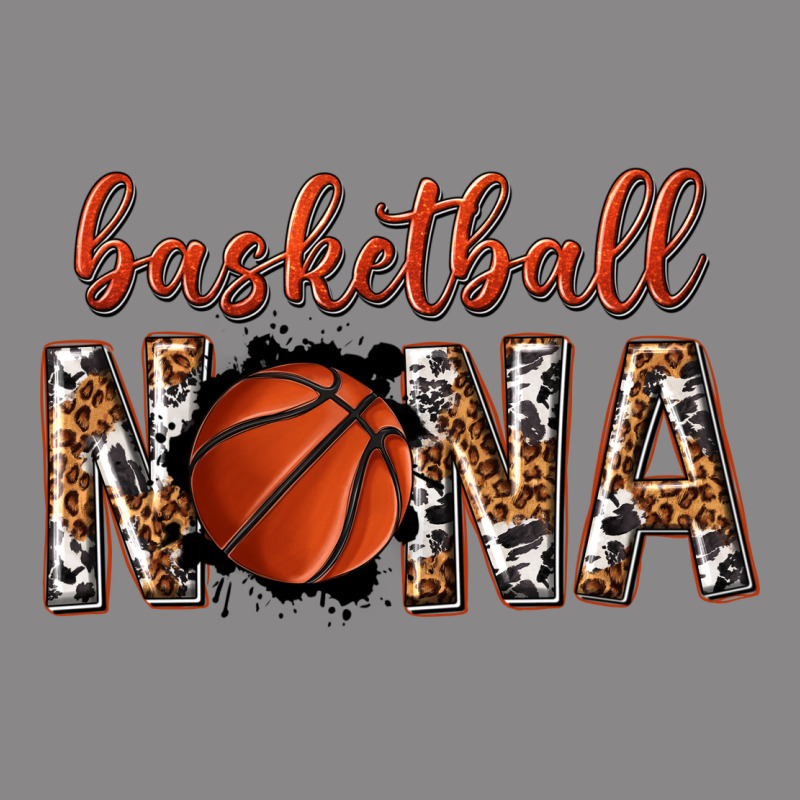 Basketball Nana With Leopard Vintage Tee by texasbilliewilder | Teevron