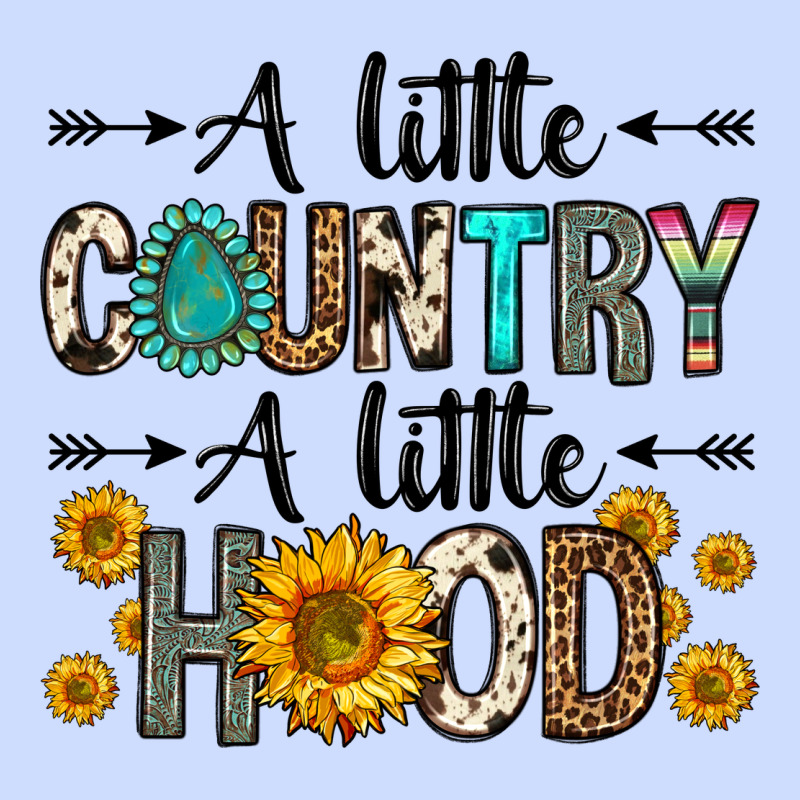 A Little Country A Little Hood Urban Heavy Tee by Zillion Design Studio | Teevron