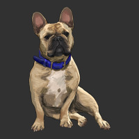 French Bulldog With Royal Blue Urban Heavy Tee | Teevron