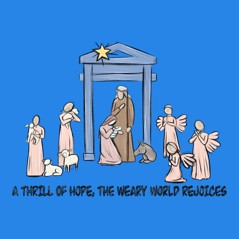A Thrill Of Hope Nativity Premium Hoodie by MaliasSmallBusiness | Teevron