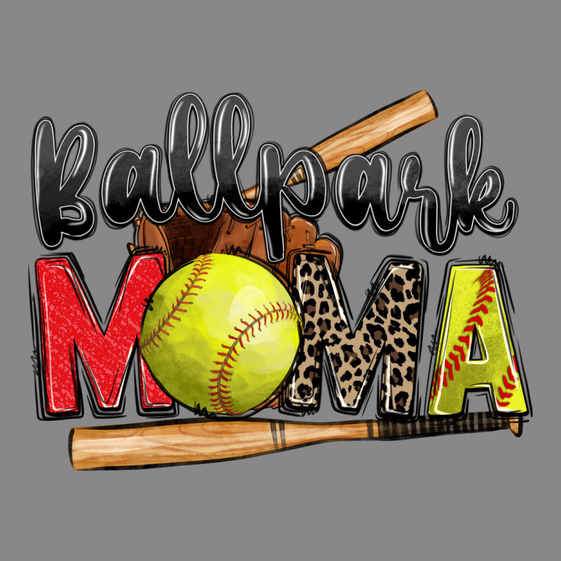 Ballpark Mama Softball Vintage Tee by Zillion Design Studio | Teevron