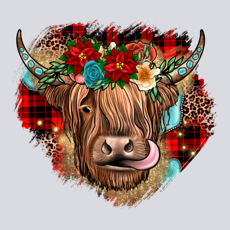 Christmas Cow Gemstone Zipper Hoodie by JahusDesignShop | Teevron