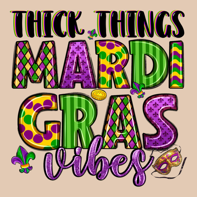 Thick Things Mardi Gras Vibes Urban Hoodie by LillyAllenDesigns | Teevron