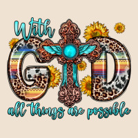 With God All Things Are Possible Cross Urban Heavy Tee | Teevron