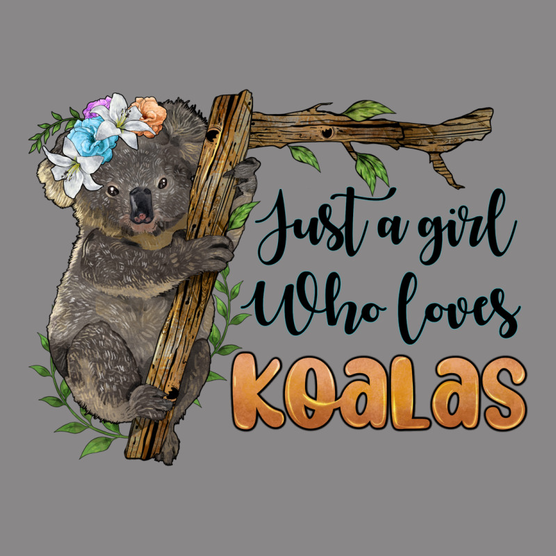 Just A Girl Who Loves Koalas Vintage Tee by BarkalooDesign | Teevron