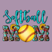 Western Leopard  Sunflowers Glitter Mom Softball Heavyweight Hoodie | Teevron