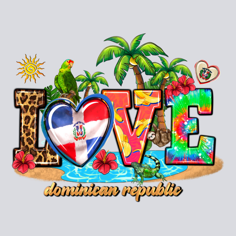 Love Dominican Republic Zipper Hoodie by AdoDesignShop | Teevron