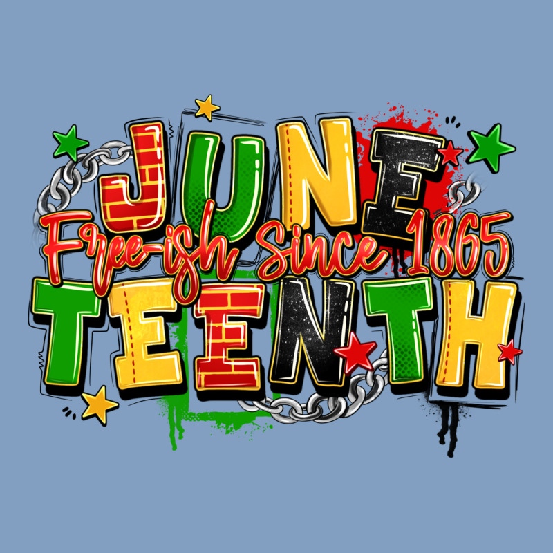 Juneteenth Free Ish Since 1865 Urban Hoodie by LillyAllenDesigns | Teevron