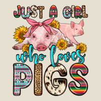Just A Girl Who Loves Pigs Urban Heavy Tee | Teevron