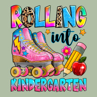 Rolling Into Kindergarten Grade Urban Heavy Tee | Teevron