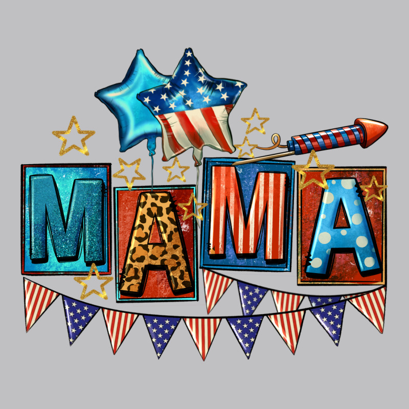 All American Mama 4th Of July Long Sleeve Tee by CowGirlArtShop | Teevron