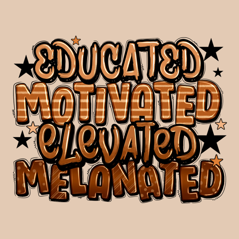 Educated Motivated Elevated Melanated Urban Hoodie by LillyAllenDesigns | Teevron