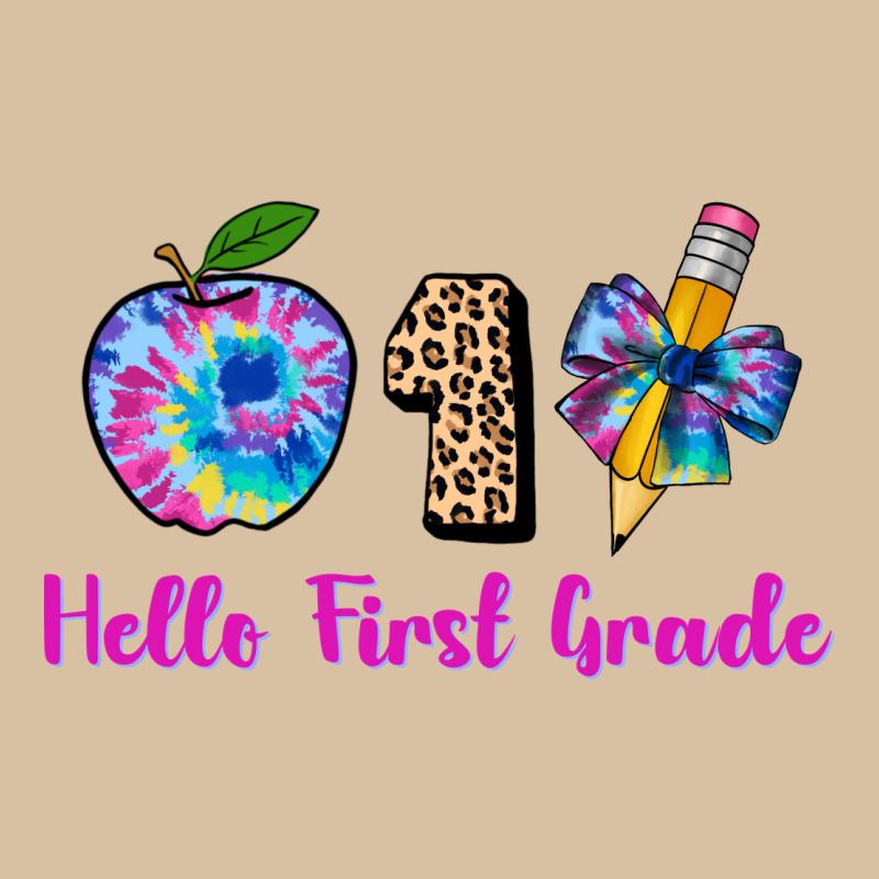 Hello First Grade Tie Dye 3200x2400 Heavyweight Hoodie by AdoDesignShop | Teevron