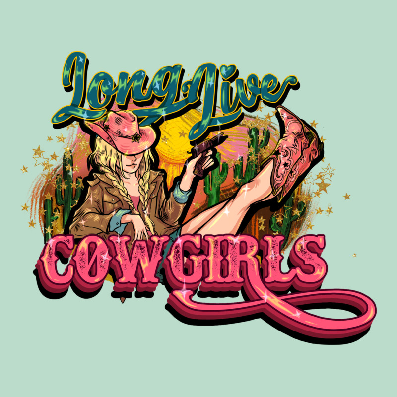 Long Live Cowgirls Premium Hoodie by NancyCooperArtShop | Teevron