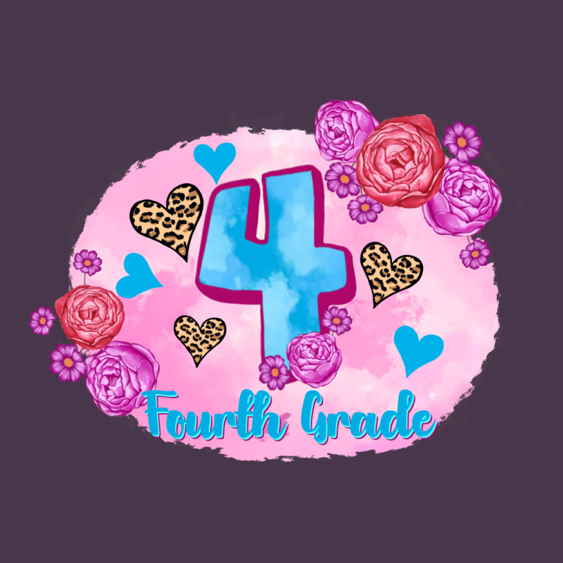 Back To School Flowers Fourth Grade 3200x2400 Heavyweight Hoodie by AdoDesignShop | Teevron
