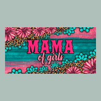Pink Roses Mama Of Girls License Plate Heavyweight Hoodie | Teevron