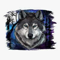 Wolf And Full Moon Urban Heavy Tee | Teevron