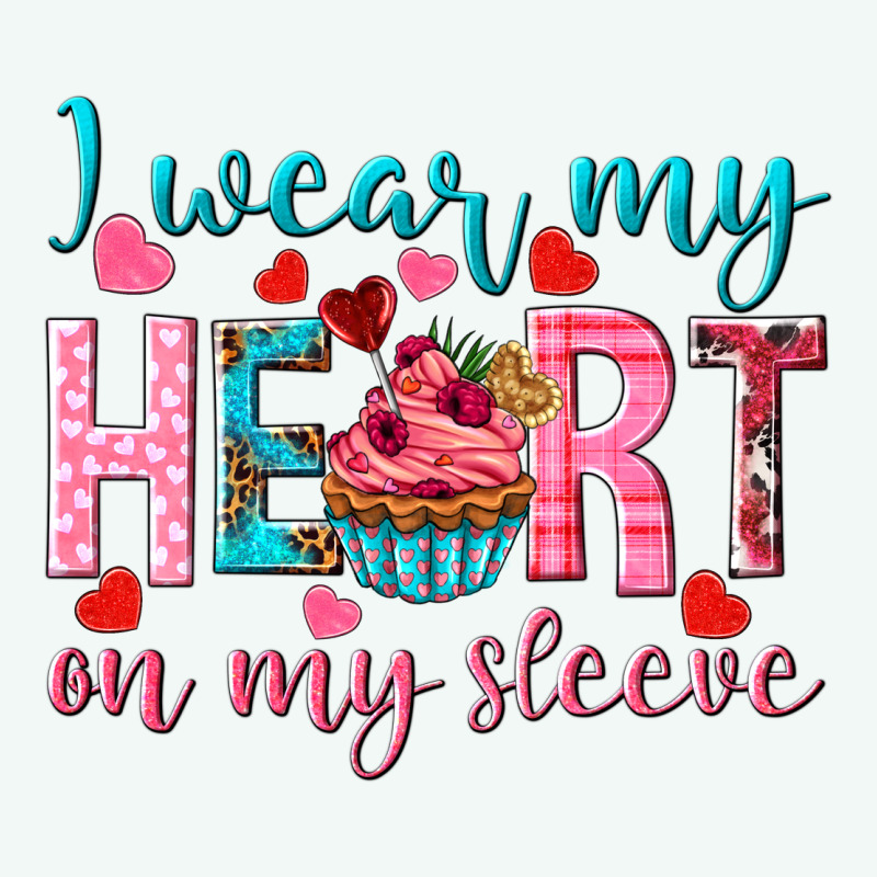 I Wear My Heart On My Sleeve Premium Hoodie by NancyCooperArtShop | Teevron