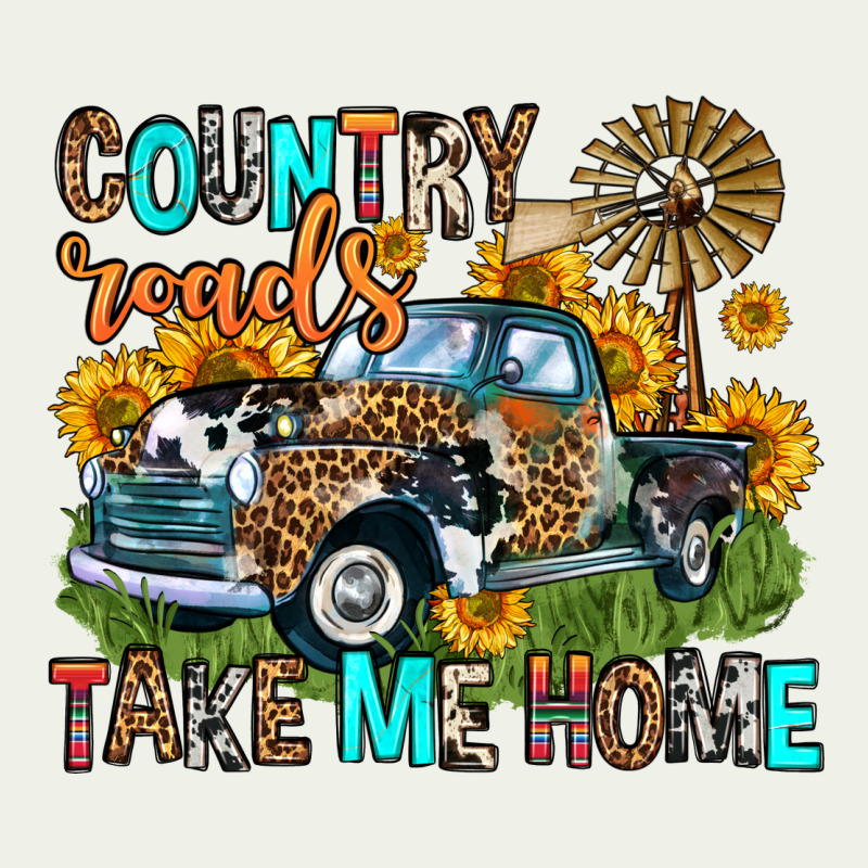 Country Roads Take Me Home Urban Heavy Tee by Zillion Design Studio | Teevron