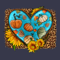 Fall Pattern Heart With Leopard Background Long Sleeve Tee | Teevron