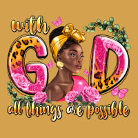With God All Things Are Possible Black Woman Urban Hoodie | Teevron
