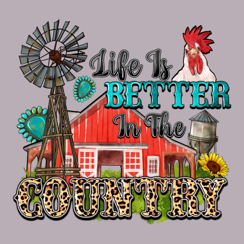 Life Is Better In The Country Vintage Tee by Zillion Design Studio | Teevron