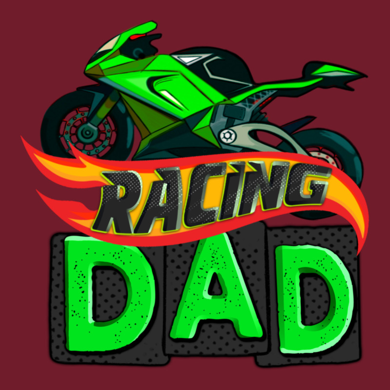 Racing Dad With Racing Motorcycle Zipper Hoodie by AdoDesignShop | Teevron