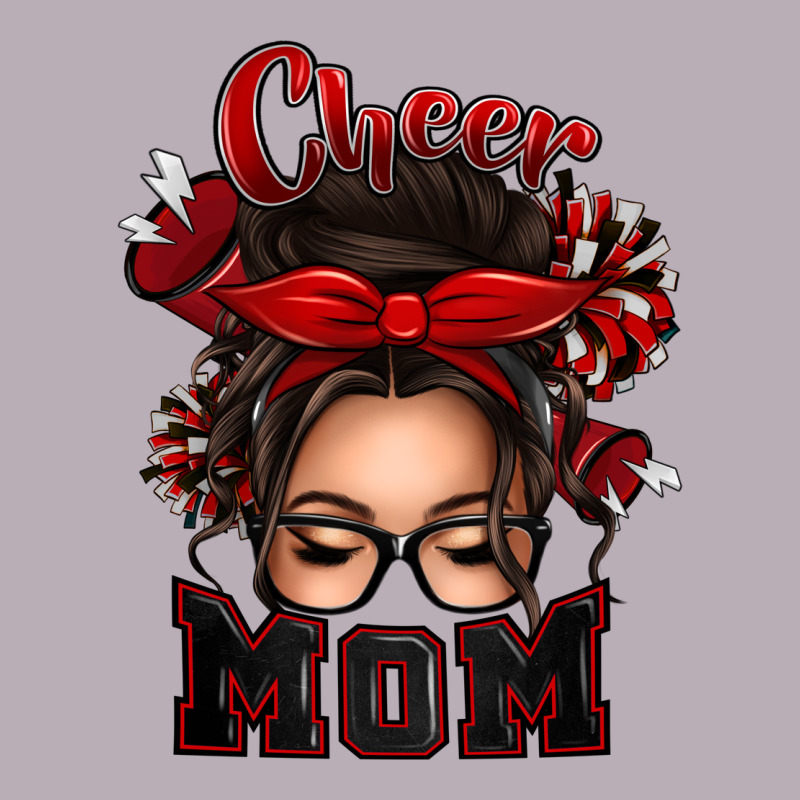 Cheer Mom Messy Bun Vintage Tee by texasbilliewilder | Teevron